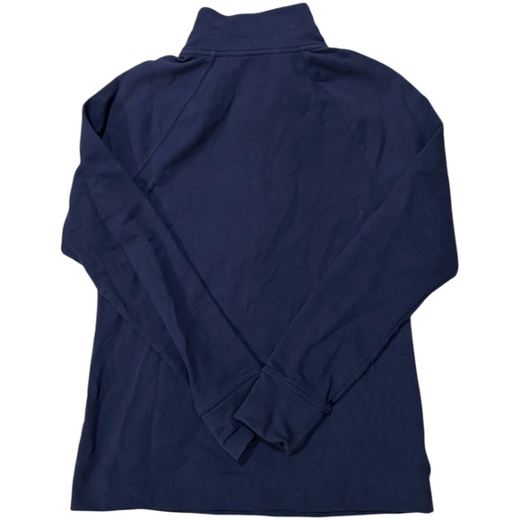 Lilly Pulitzer Skipper Navy 1/2 Zip Sweater Cotton Size Medium - Picture 3 of 6